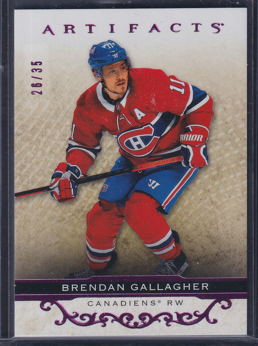 BRENDAN GALLAGHER - 2021 Upper Deck Artifacts #64, /35