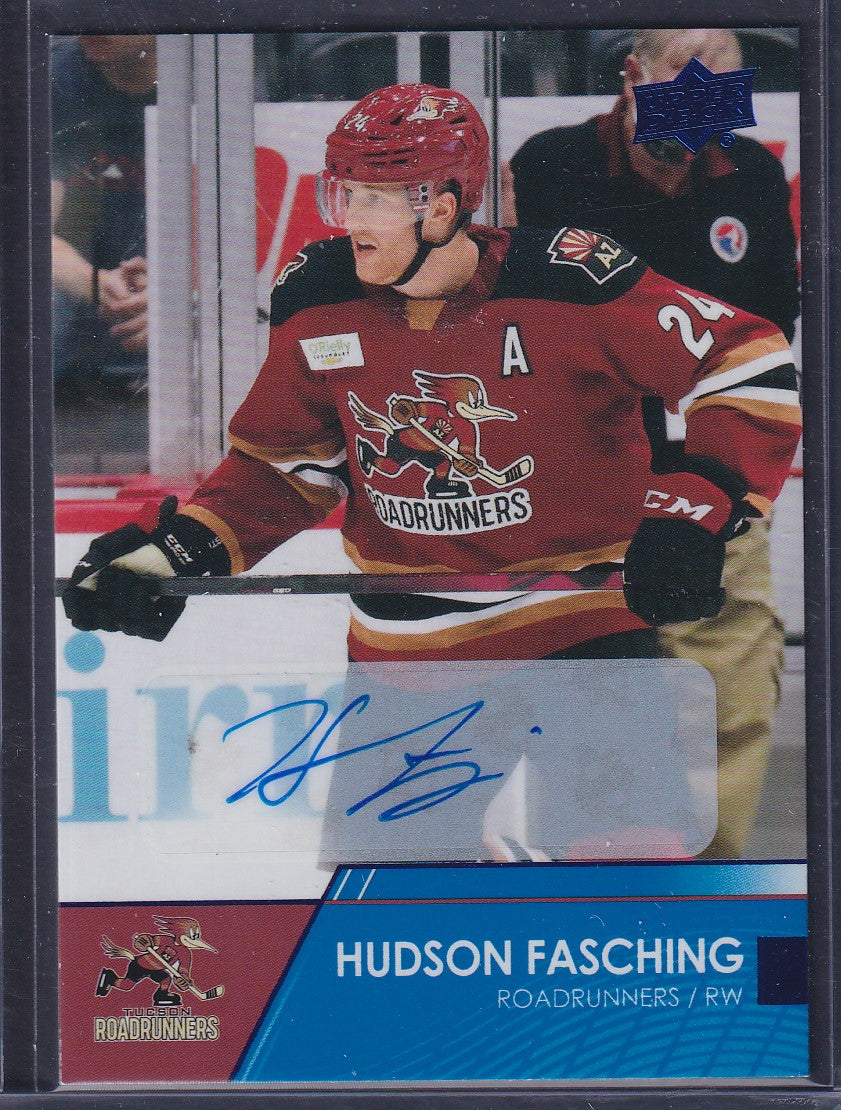 HUDSON FASCHING - 2021 AHL Hockey Auto Roadrunners #100