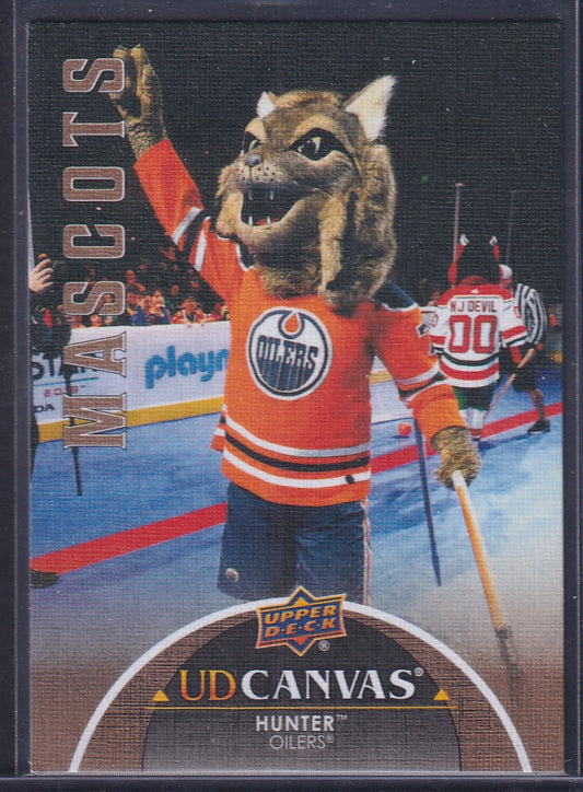 HUNTER - 2021 Upper Deck UD Canvas Edmonton Mascots #C402