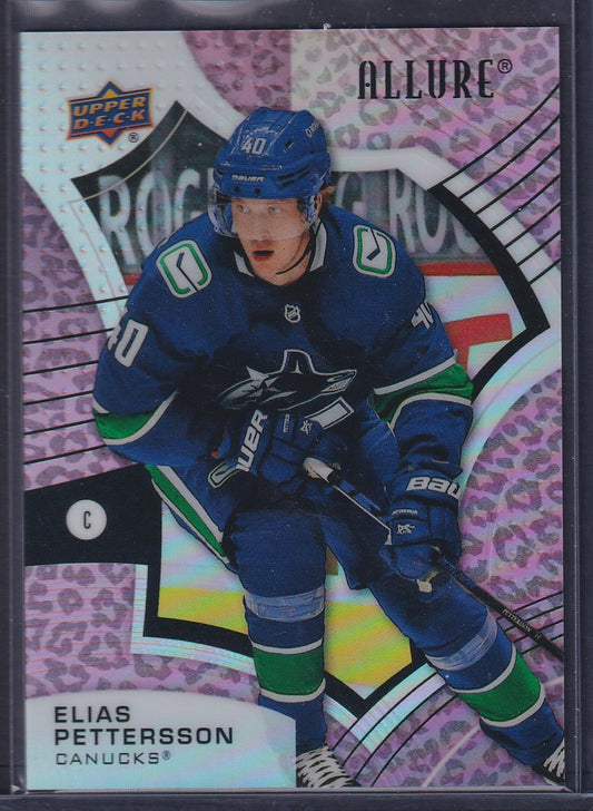 ELIAS PETTERSSON - 2021 Upper Deck Allure PINK LEOPARD, #62