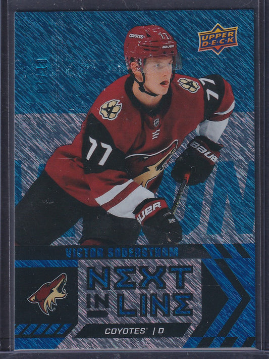 VICTOR SODERSTROM - 2020 Upper Deck Overtime Next in Line #NL-3, /10