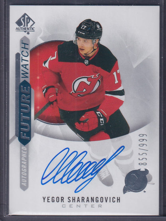 YEGOR SHARANGOVICH - 2020 SP Authentic Future Watch Auto #205, /999