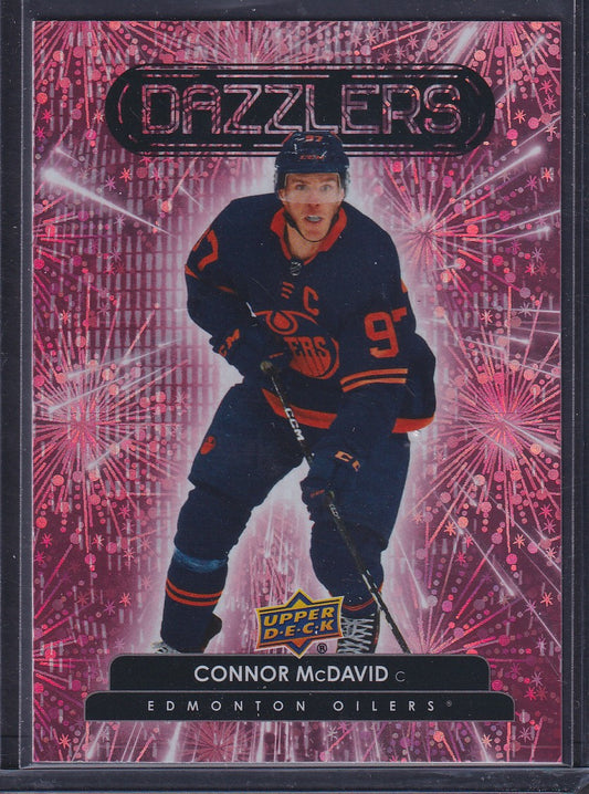 CONNOR MCDAVID - 2022 Upper Deck Dazzlers RED #DZ-115