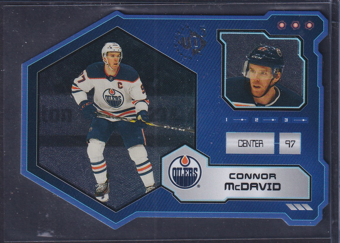 CONNOR MCDAVID - 2021 Upper Deck UD3 Die Cut #UD3-10, /1000