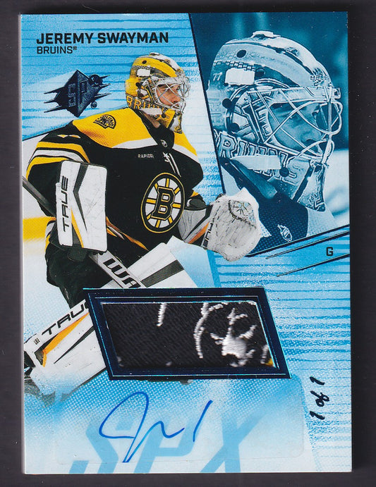 JEREMY SWAYMAN - 2022 Upper Deck SPx Auto with Sick Patch #42, 1/1