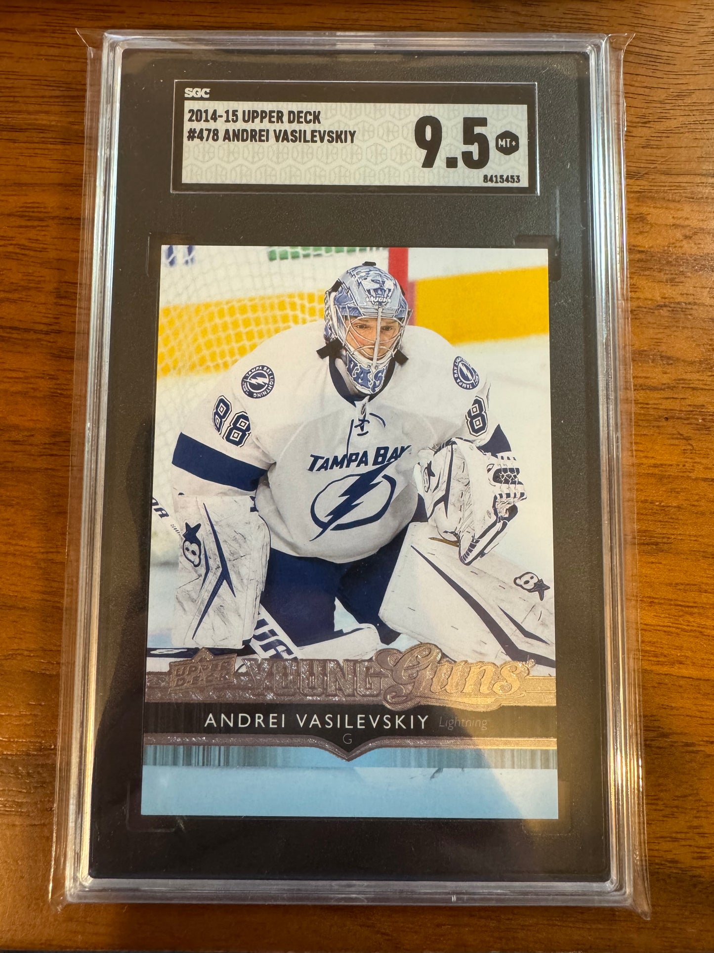 ANDREI VASILEVSKIY - 2014 Upper Deck Young Guns #478, SGC 9.5