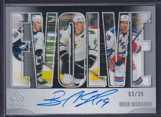 BRAD RICHARDS - 2020 SP Signature Edition Legends Evolve Auto #E-32, /35