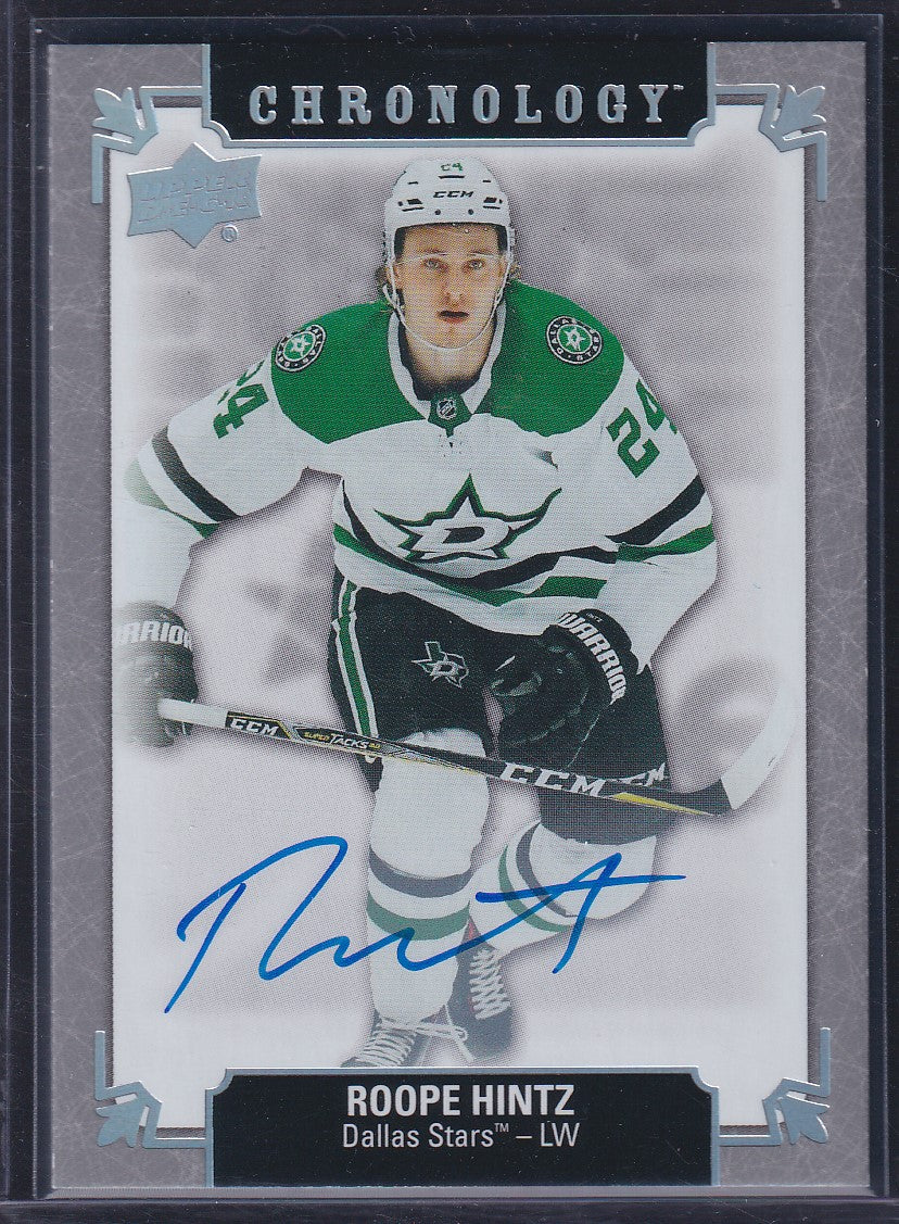 ROOPE HINTZ - 2019 Upper Deck Chronology Auto #FH-DA-RH