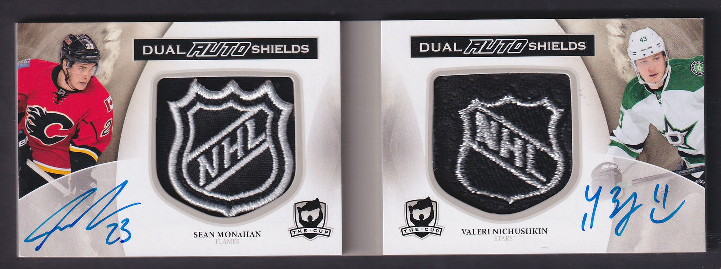 SEAN MONAHAN / VALERI NICHUSHKIN - 2013 Cup Rookie Dual Auto Shield Booklet 1/1