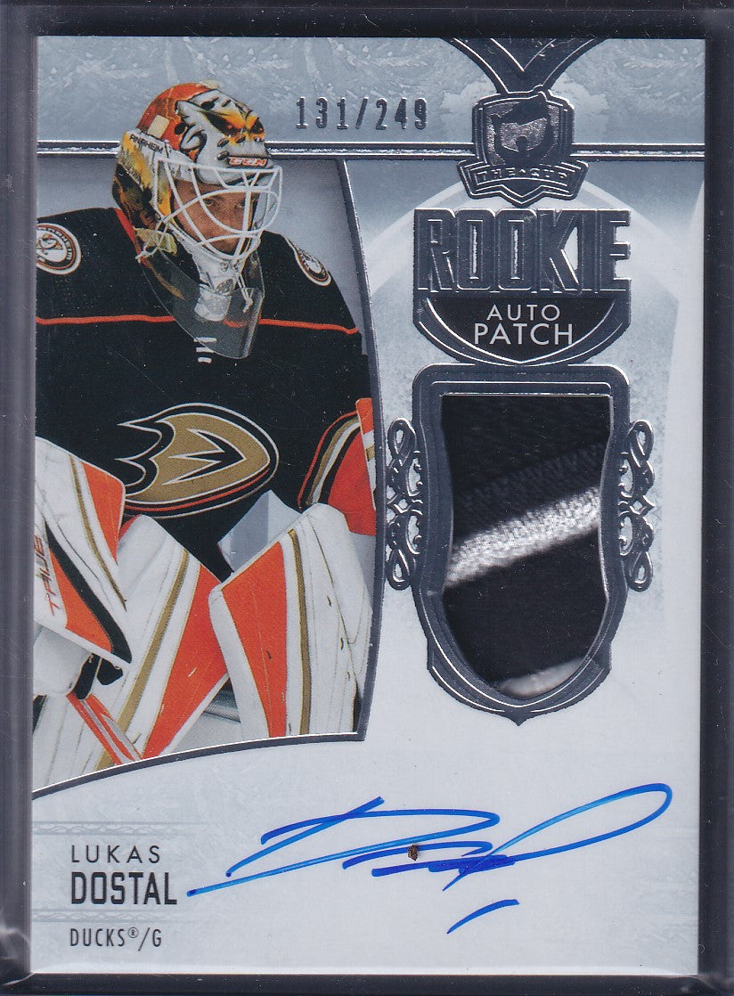 LUKAS DOSTAL - 2022 The Cup Rookie Patch Auto 3-Color #110, /249