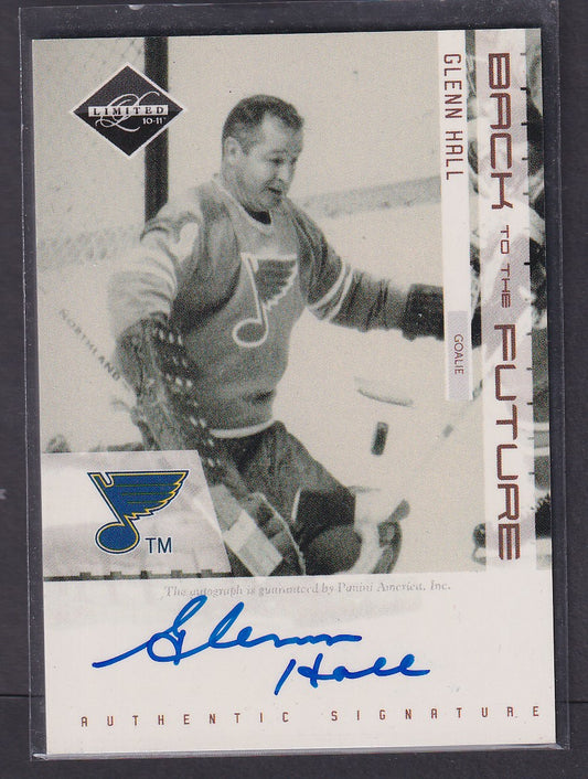 GLENN HALL / JAROSLAV HALAK - 2010 Back to the Future Dual Auto #25, /25