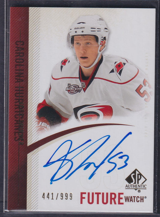 JEFF SKINNER - 2010 SP Authentic Future Watch Auto #295, /999