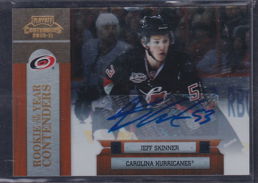 JEFF SKINNER - 2011 Panini Contenders Rookie of the Year Contenders Auto #1, /50