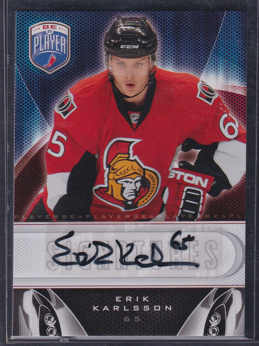 ERIK KARLSSON - 2009 Be a Player Signatures Auto #S-EK