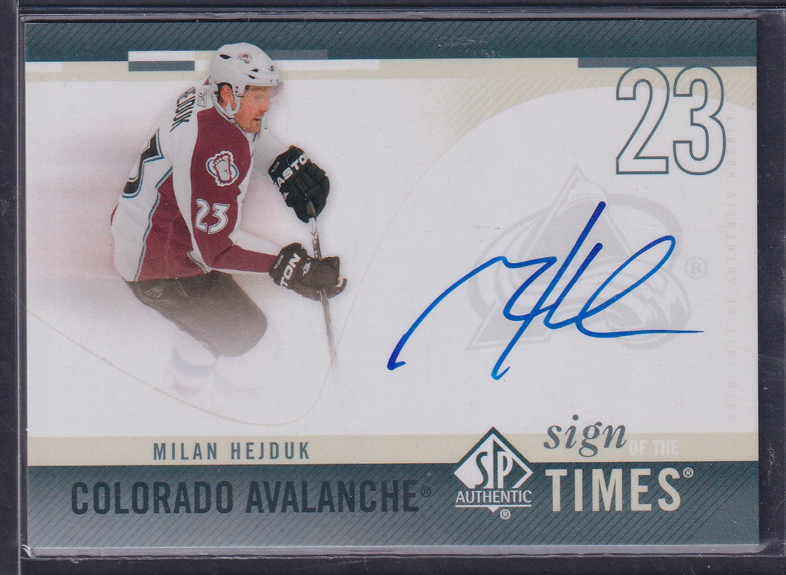 MILAN HEJDUK - 2010 SP Authentic Sign of the Times Auto #SOT-HE