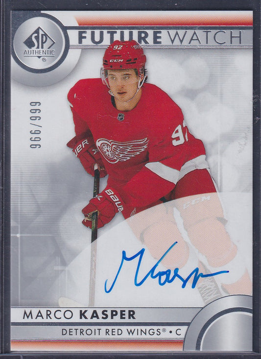 MARCO KASPER - 2023 SP Authentic Future Watch Auto #105, /999