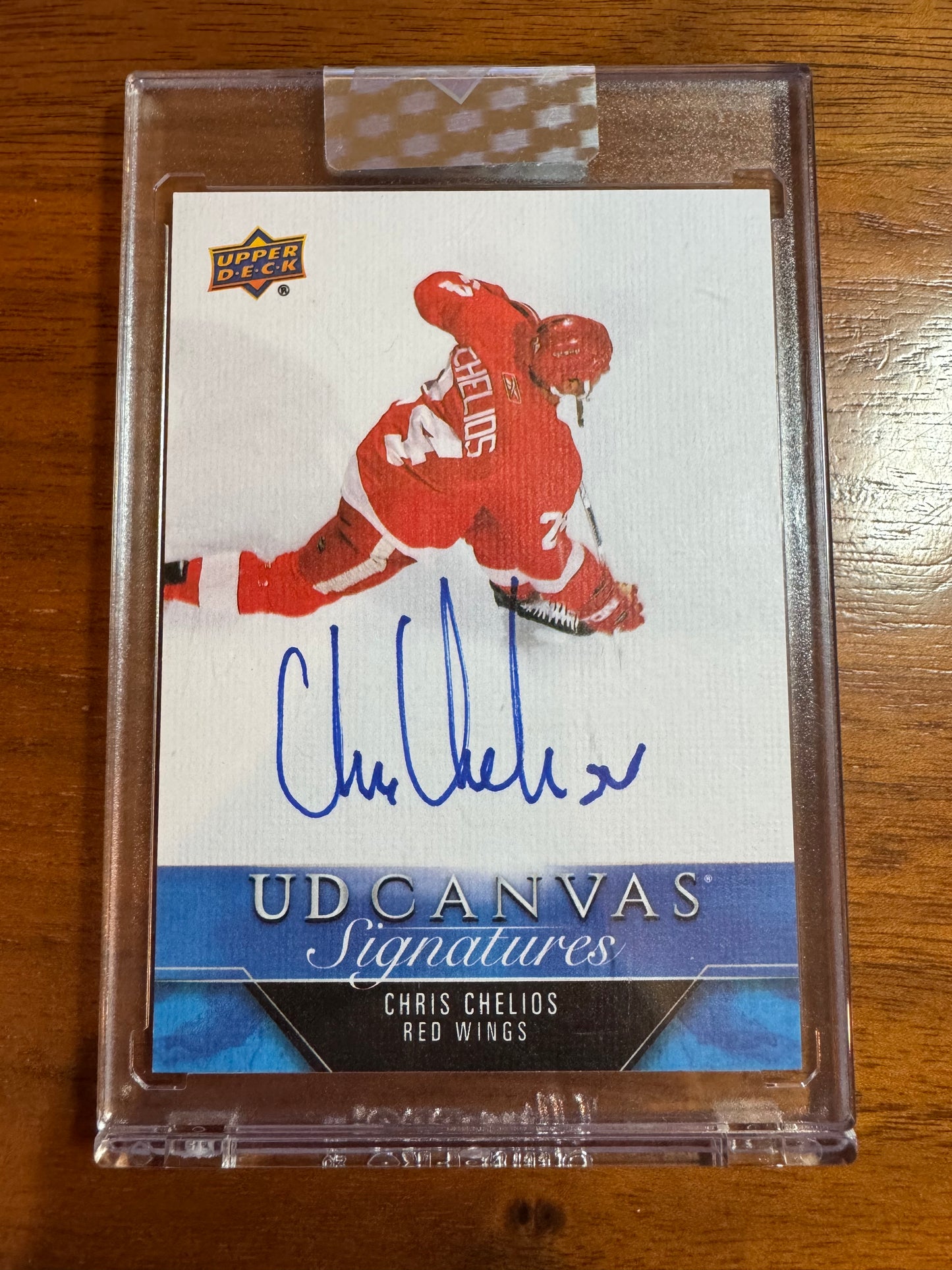 CHRIS CHELIOS - 2023 Upper Deck Clear Cut UD Canvas Auto #CS-CC