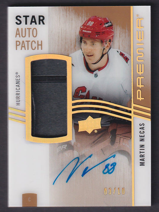 MARTIN NECAS - 2023 Upper Deck Premier Star Auto Patch #AV-MN, /10