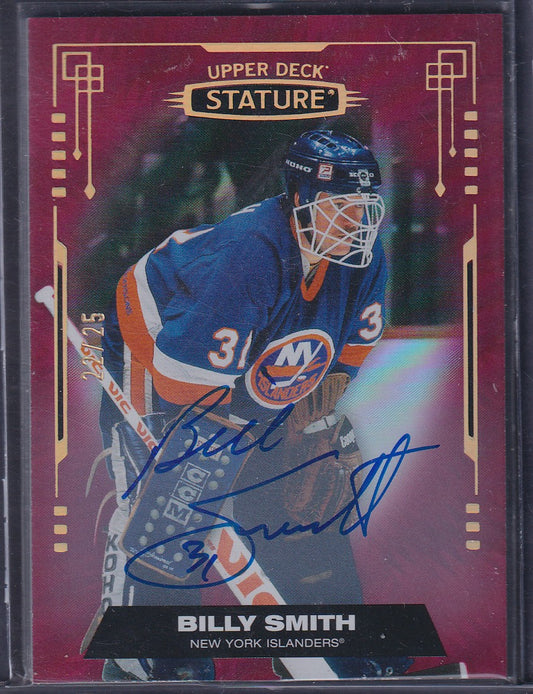 BILLY SMITH - 2021 Upper Deck Stature Auto #63, /25