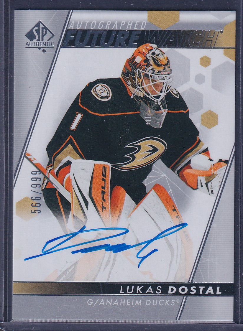 LUKAS DOSTAL - 2022 SP Authentic Future Watch Auto #113, /999