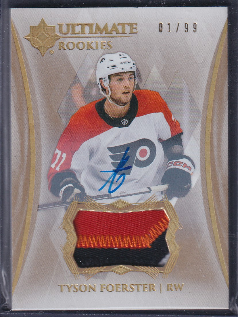 TYSON FOERSTER - 2023 Upper Deck Ultimate Rookies Auto Patch #105, /99