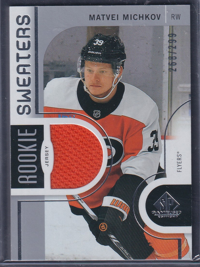 MATVEI MICHKOV - 2024 SP Game Used Rookie Sweaters Patch #RS-MM, /299