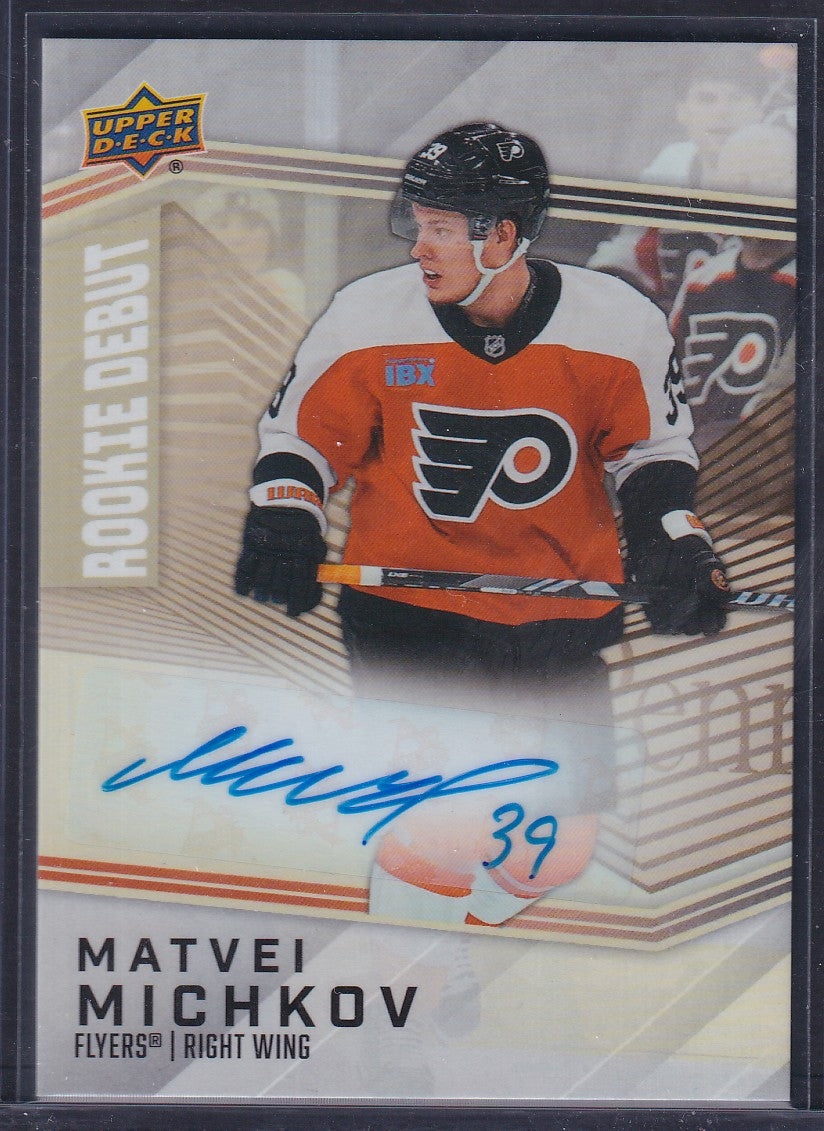 MATVEI MICHKOV - 2024 Upper Deck Rookie Debut Auto REDEMPTION #21 ...