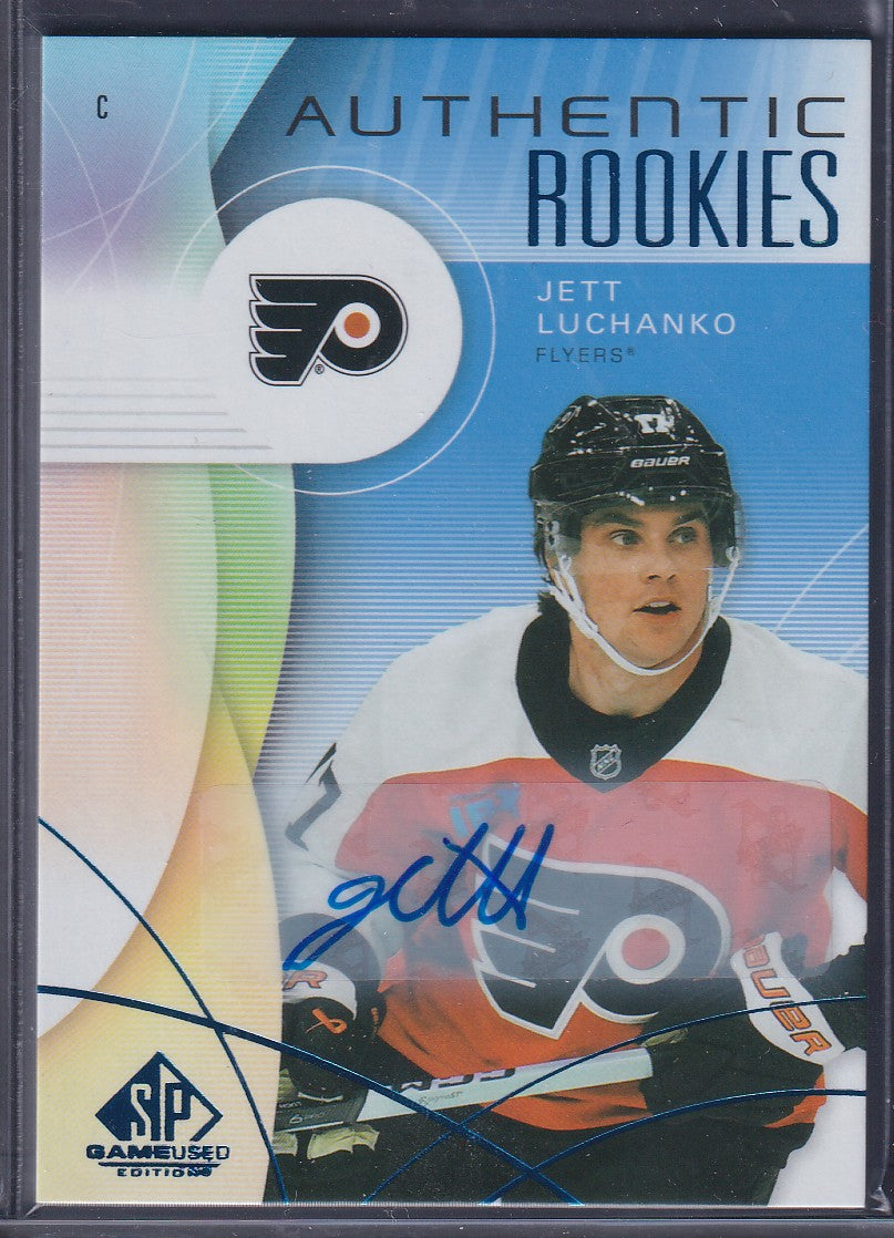 JETT LUCHANKO - 2024 SP Game Used Authentic Rookies Auto #262