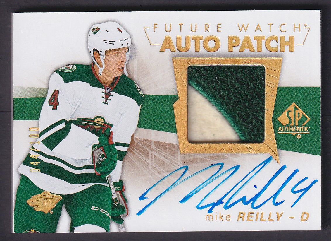 MIKE REILLY - 2016 SP Authentic Future Watch Auto Patch #137, /100