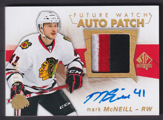 MARK MCNEILL - 2016 SP Authentic Future Watch Auto Patch #132, /100