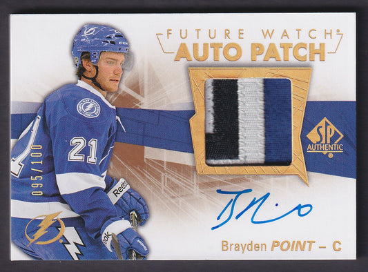 BRAYDEN POINT - 2016 SP Authentic Future Watch Auto Patch #160, /100