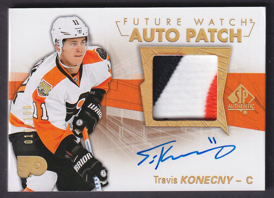 TRAVIS KONECNY - 2016 SP Authentic Future Watch Auto Patch #154, /100