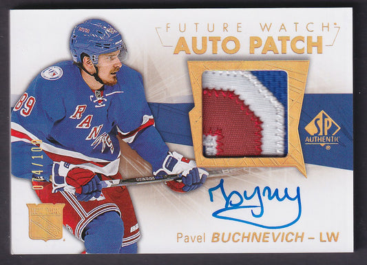 PAVEL BUCHNEVICH - 2016 SP Authentic Future Watch Auto Patch #180, /100