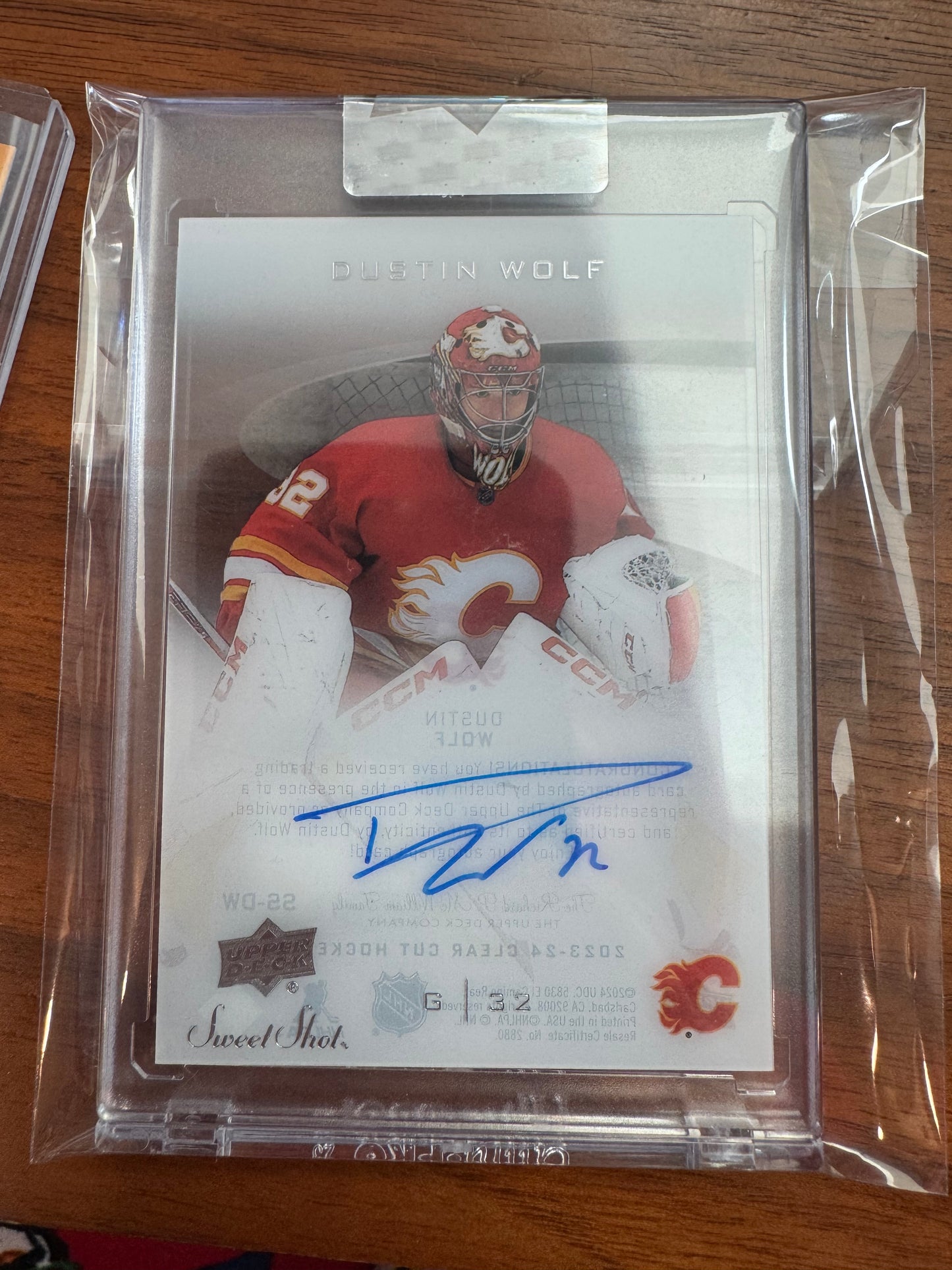 DUSTIN WOLF - 2023 Upper Deck Clear Cut Sweet Shots Auto Rookie #SS-DW