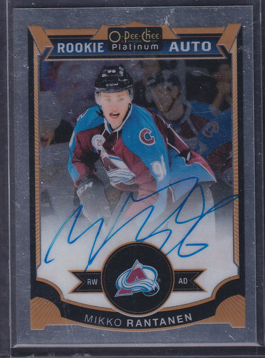 MIKKO RANTANEN - 2015 O-Pee-Chee Platinum Rookie Auto #181