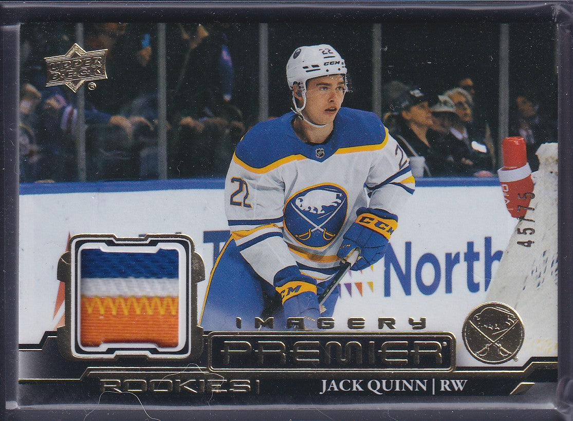 JACK QUINN - 2022 Upper Deck Premier Imagery Patch Rookies #PDJR-JQ, /75