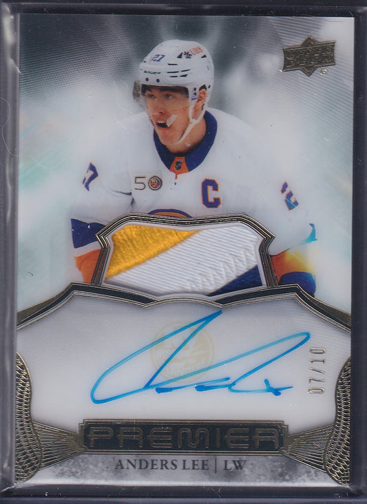 ANDERS LEE - 2022 Upper Deck Premier Auto Patch #AV-LE, /10
