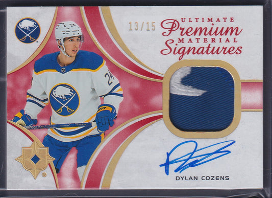 DYLAN COZENS - 2021 Ultimate Premium Material Signatures Auto #UMS-DC, /15