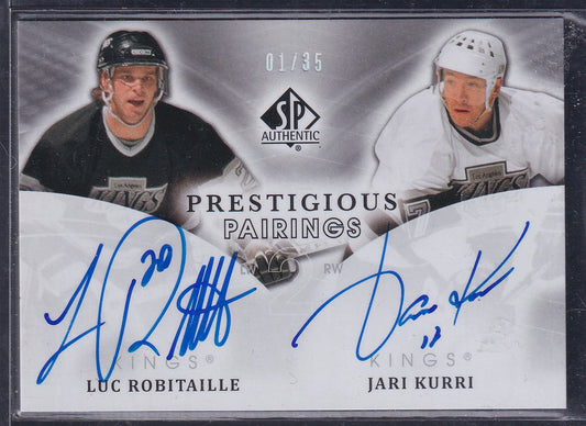 ROBITAILLE / KURRI - 2011 SP Authentic Prestigious Pairings Auto #PP-RK, /35
