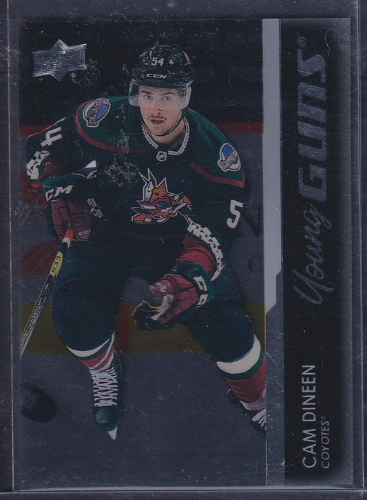 CAM DINEEN - 2021 Upper Deck Young Guns CLEAR CUT #732