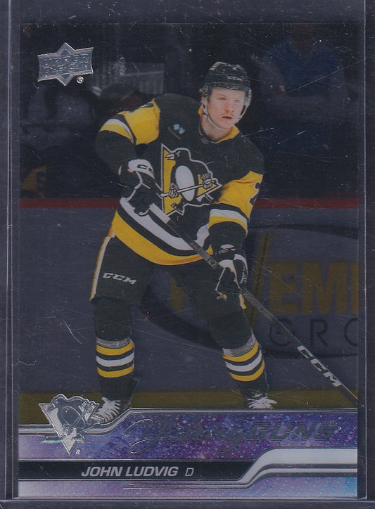 JOHN LUDVIG - 2023 Upper Deck Young Guns CLEAR CUT #490