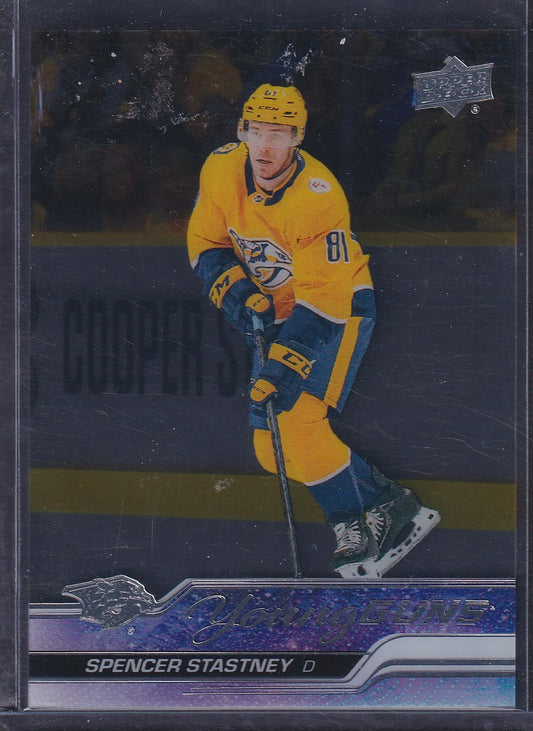 SPENCER STASTNEY - 2023 Upper Deck Young Guns CLEAR CUT #238