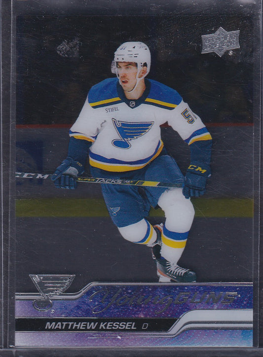 MATTHEW KESSEL - 2023 Upper Deck Young Guns CLEAR CUT #240