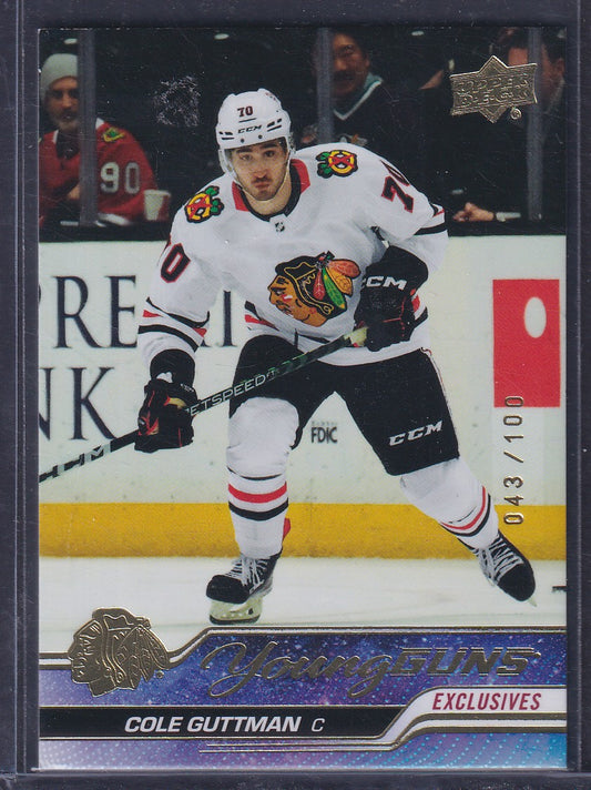 COLE GUTTMAN - 2023 Upper Deck Young Guns EXCLUSIVES #216, /100