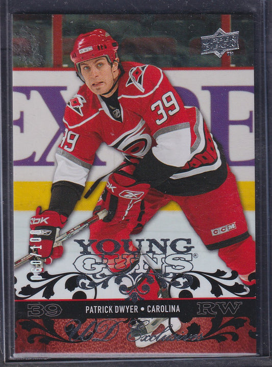 PATRICK DWYER - 2008 Upper Deck Young Guns EXCLUSIVES #459, /100