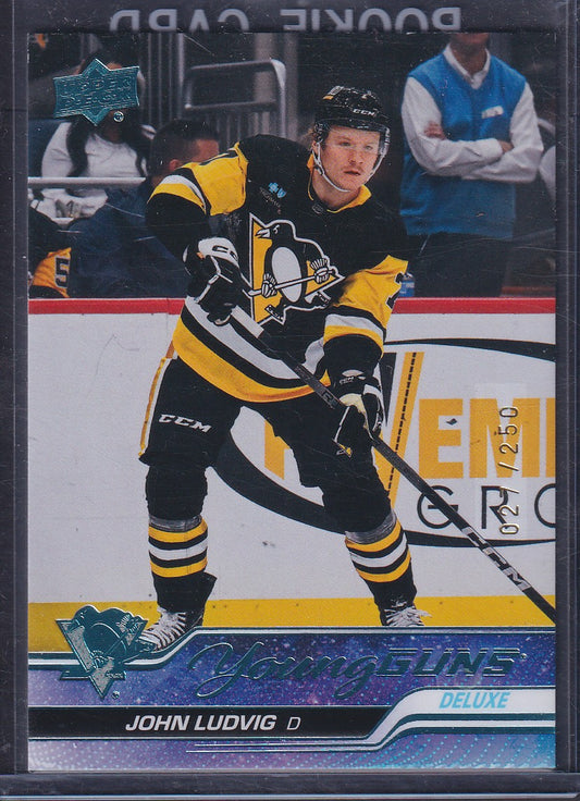 JOHN LUDVIG - 2023 Upper Deck Young Guns DELUXE #490, /250
