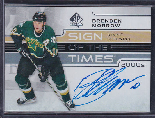 BRENDEN MORROW - 2021 SP Authentic Sign of the Times 2000s Auto #ST00-BM