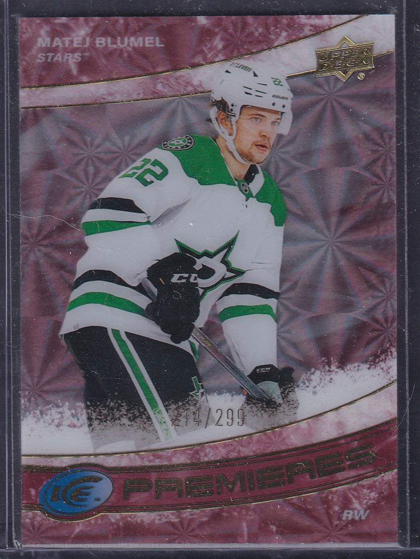 MATEJ BLUMEL - 2022 Upper Deck Ice Premieres #161, /299