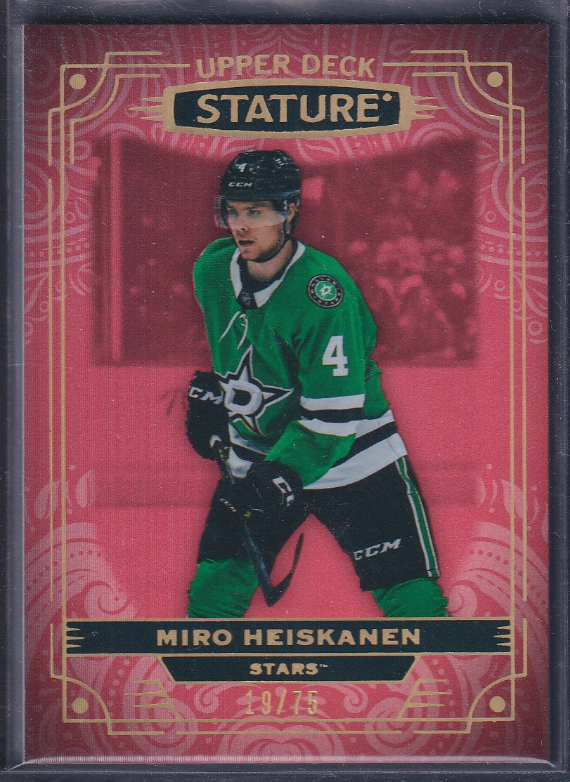 MIRO HEISKANEN - 2022 Upper Deck Stature #64, /75