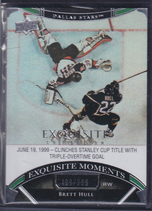 BRETT HULL - 2022 Upper Deck Exquisite Moments #ECM-BH, /299